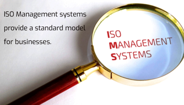 Iso management systems provide a standard model for businesses.